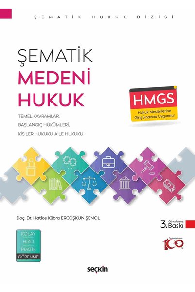 Seçkin Yayıncılık Şematik Medeni Hukuk Başlangıç Hükümleri Kişiler Hukuku ve ...