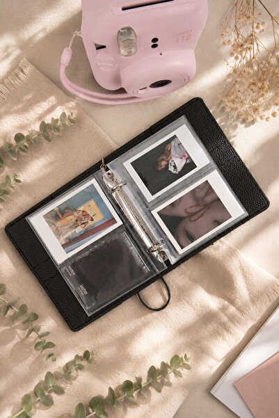 Mint Design Mini Fotoğraf Albümü - Instax Mini Uyumlu Halkalı Kpop Binder - C...