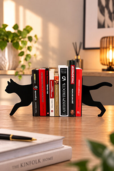 VENON Black | |   Noble Cat | |   Metal Book Support Book Holder Home and Off...