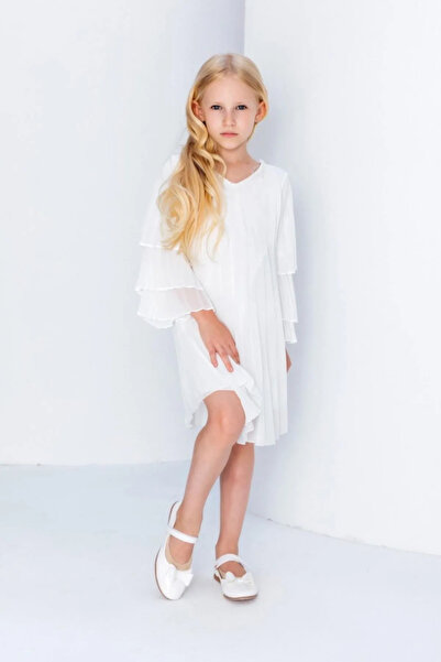 HAUSEkids 8-15 Years Lethbridge Girl Dress-Ecru