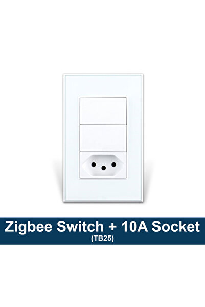 Choice مقبس كهربائي ذكي Zemismart Zigbee بقوة 10 أمبير و20 أمبير، يعمل مع تطب...