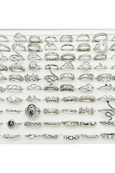 Choice mix size(15mm-19mm) R84PEARL BK 30pcs 30pcs/lot Gothic Punk Ring Set F...