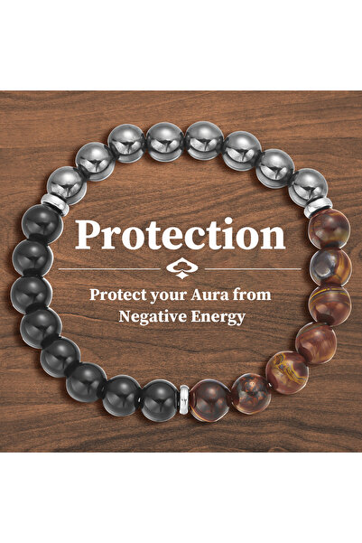 Choice BR24Y0407-10 Natural Stone Symbolic Bracelets Women Men 7 Chakra Medit...