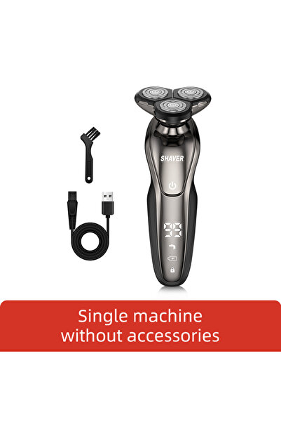 Choice black Men's electric shaver, rechargeable rotary shaver, Father's Day ...
