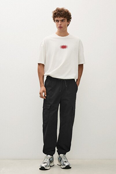 Bershka Slim fit kargo jogger pantolon