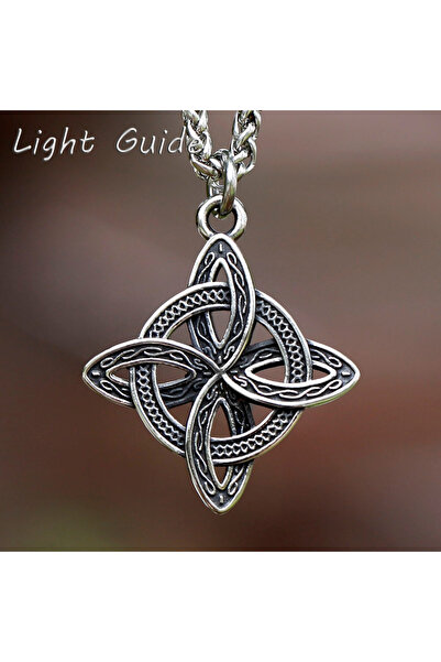 Choice Only Pendant 2024 Viking Witch Celtic Knot Triangle Pendant Necklace 3...