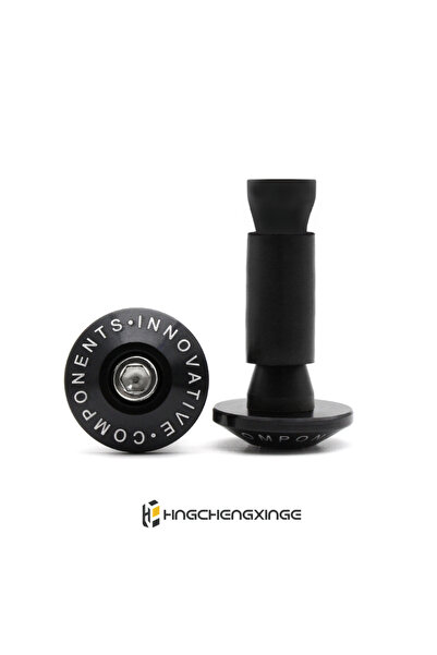 Choice1 black Motorcycle Handle Bar End Weight Handlebar Grips Cap Universal ...