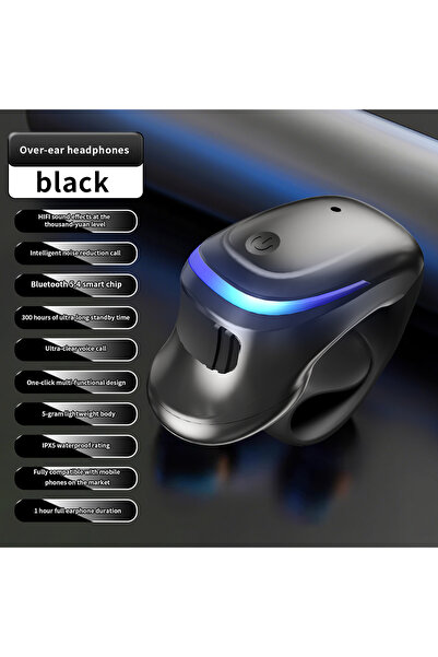 Choice Black BT Earphone Clip On Monaural Inear Motion Stereo Bone Conduction...