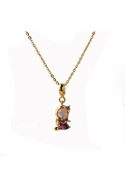 Choice Princess necklace 1 Stainless Steel Colorful Zircon Fairy Tale Little ...