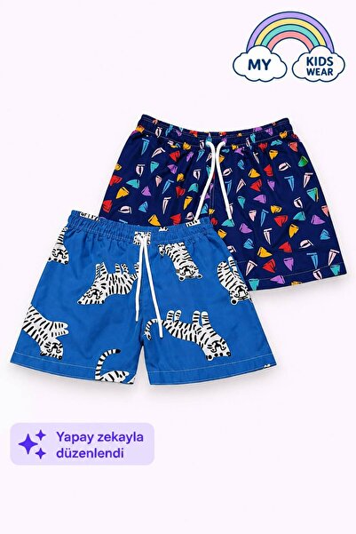 My Kids Wear Dečaci Gradient Sa deznom kupaće šortseve set od 2, 3-16 godina ...