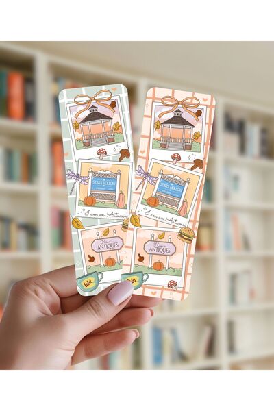 Flurina Studio Çift Taraflı Kitap Ayracı No:012 - Autumn Memories