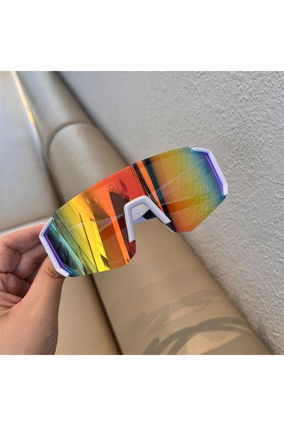 Choice4 white red 1/2pcs Cycling Sunglasses Women UV400 Sandproof Eye Protect...