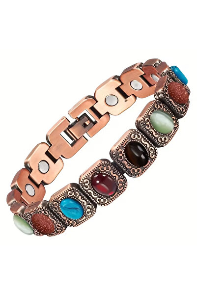 Choice FXWL-CS Women's Magnetic Bracelet, Colorful Stones Magnetic Bracelet f...