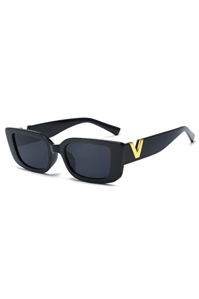 Choice show as picture black V Fashion Rectangle Sunglasses Women Luxury Bran...