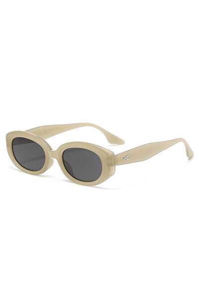 Choice1 jelly grey New Trend Sunglasses Women Men Oval Rice Nail Design Retro...