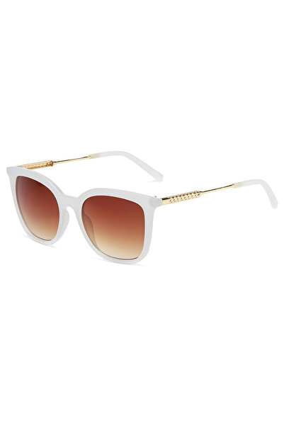 Choice show as picture white Classic Square Sunglasses Women Men Vintage Bran...