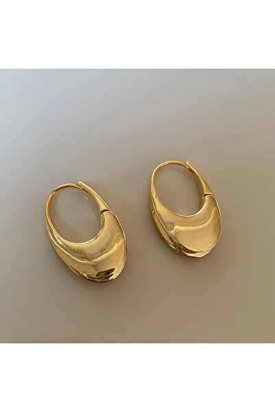 Choice 01 Gold color Smooth Metal Chunky Hoop Earrings for Women Girls Fashio...