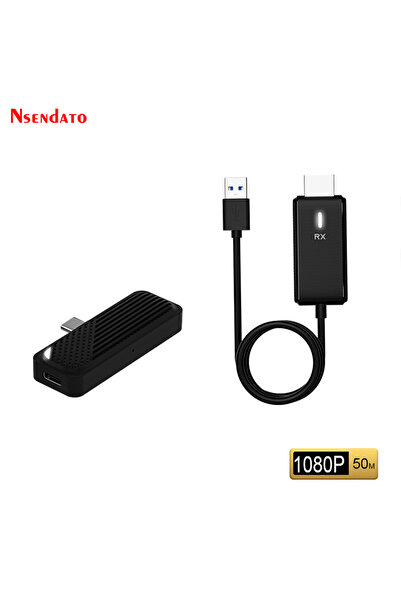 Choice S1725-50m Wireless HDMI USB C Video Transmitter and Receiver Extender ...