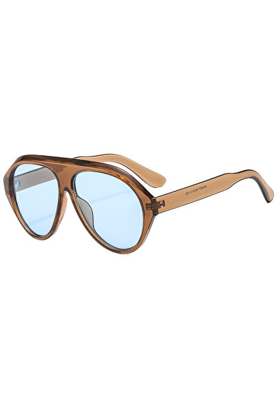 Choice12 brown Protective Glasses Vintage Oversized Oval Punk Sunglasses Wome...