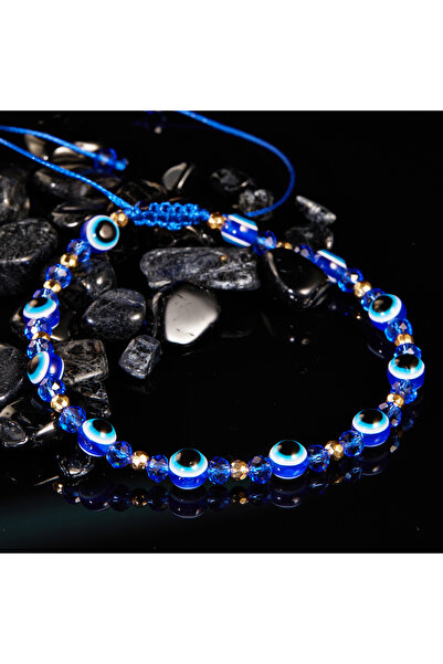 Choice3 BR21Y0363-1 Turkish Evil Eye Bracelets Colorful Crystal Beads Bracele...
