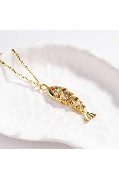 Choice fish 2 Luxury Sparkling Cubic Zirconia Fish Pendant Stainless Steel Wo...