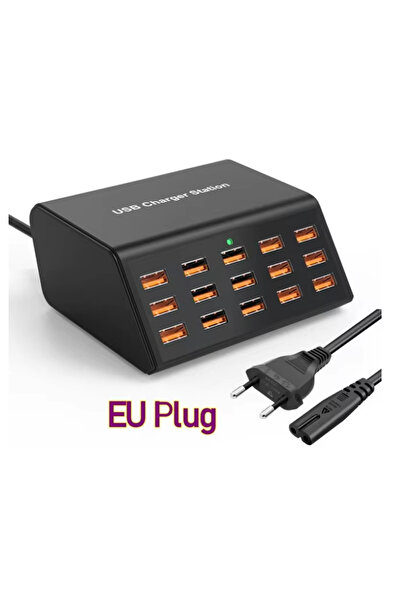 Choice1 شاحن USB عالمي لسطح المكتب بقوة 100 وات من الاتحاد الأوروبي مزود بـ 1...