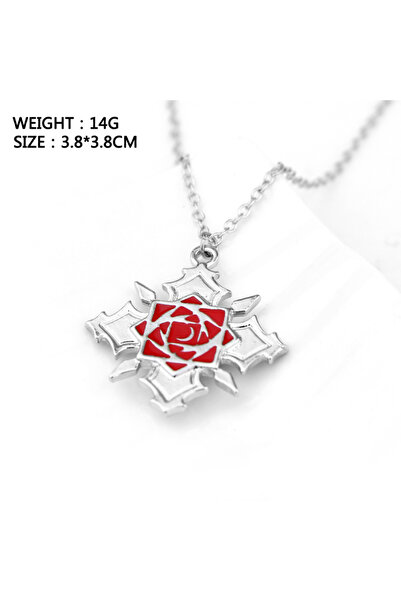Choice N604 Hot Sale Janpanese Anime Vampire Knight Rose Flower Logo Metal Ne...