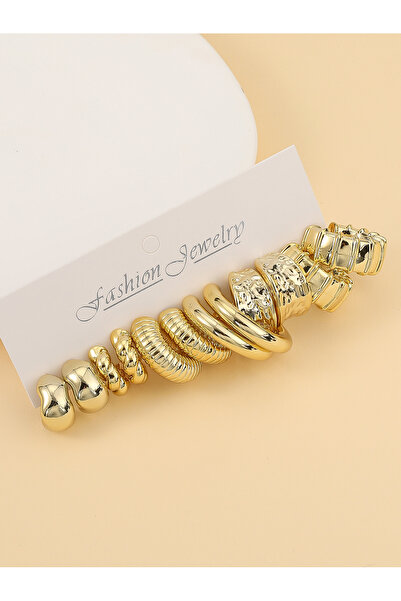 Choice 122A(6pairs) 6pairs-18pairs Fashionable Golden-Plated Lightweight Plas...