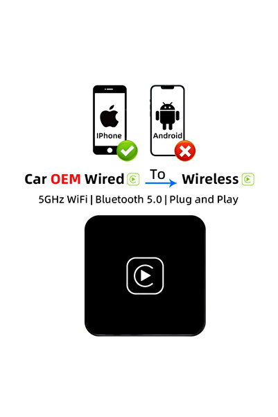 Choice1 Carplay Mini Box Dongle Wired To Wireless Carplay Android Auto For Au...