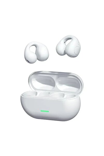 Choice1 WHITE NEW T75 Bluetooth 5.3 Wireless Bone Conduction Headphones Clip ...