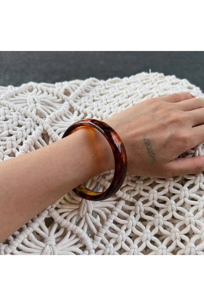 Choice1 E00K1HP02929 Ingemark 3 Styles Boho Simple Resin Plastic Bracelets fo...
