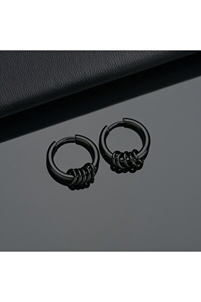 Choice 1pair C 2pcs Stainless Steel Hoop Earrings For Men Small Circle Metal ...