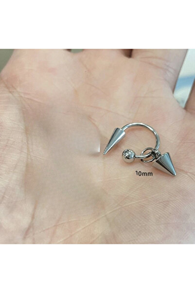 Choice 1pcs-10mm Punk Piercing Stainless Steel Round Ball Rivets Pendant Stud...