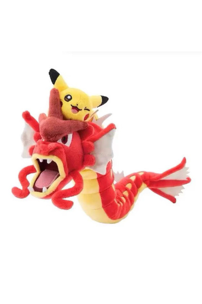 Choice Gyarados 38cm Sleeping Pikachu Peluche Riding Gyarados Lapras Latios L...