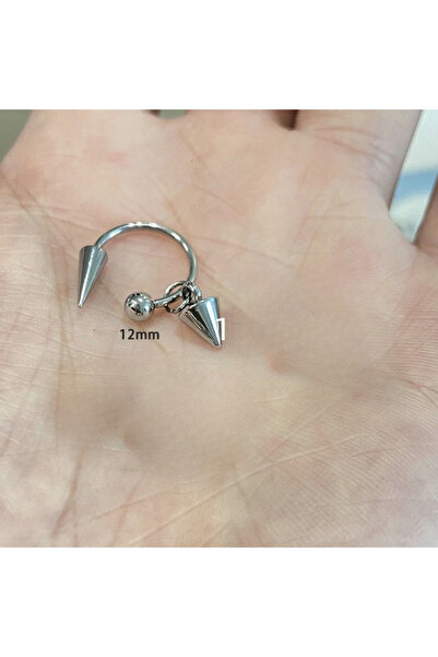 Choice 1pcs-12mm Punk Piercing Stainless Steel Round Ball Rivets Pendant Stud...