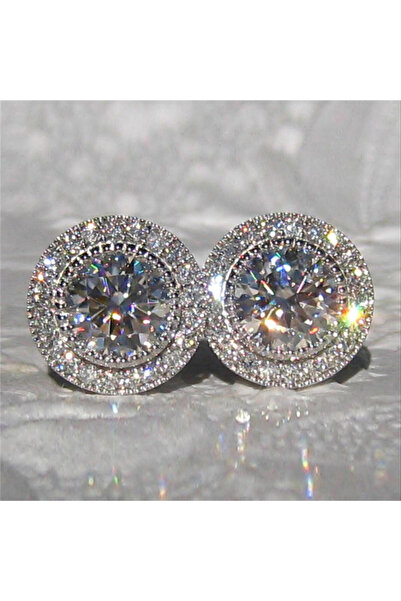 Choice DM47-type1 Huitan Delicate Small Round Stud Earrings Women with Shiny ...