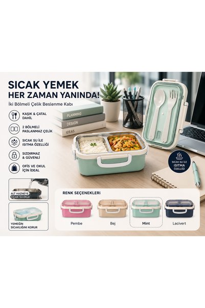 SEVORAHOME 2'li Beslenme Kabı Seti 150 ml + 300 ml | Beslenme Kabı | Okul Ofi...