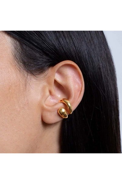 Choice 01 Fashion Women's Piercless Ear Clip Earring Classic Gold Color Trend...