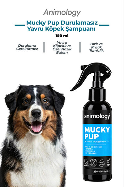 Animology Mucky Pup No Rinse Durulamasız Yavru Köpek Şampuanı 250 mL