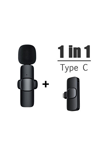 Choice3 1 in 1 Type C Lavalier Wireless Bluetooth Microphone Portable Audio V...