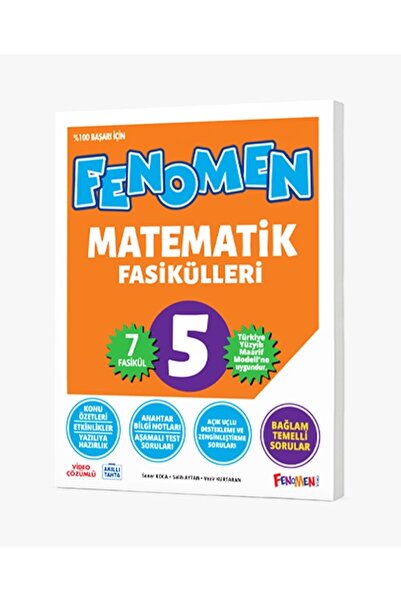 fenomen okul FENOMEN 5 MATEMATİK FASİKÜL SETİ (1-2-3-4-5-6. SAYILAR)