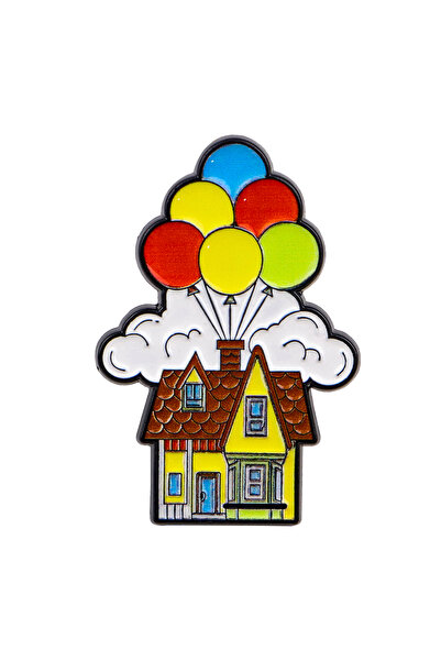 Choice7 8 Balloon Enamel Pin Cartoon Old Man Brooch For Coat Women's Brooches...