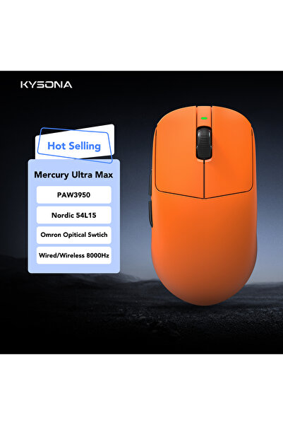 Choice ماوس الألعاب ميركوري ألترا ماكس كيسونا نورديك 54L15 PAW3950 8000Hz بصر...