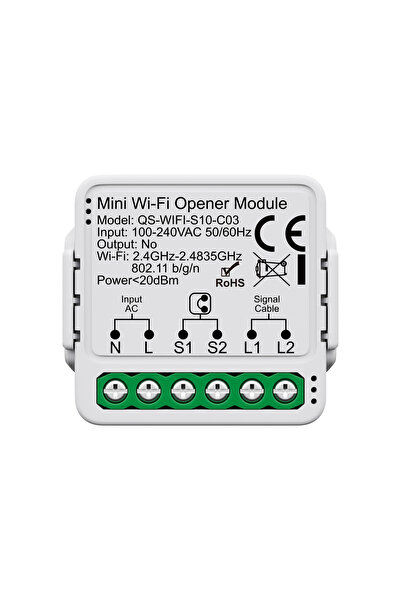 Choice1 WiFi Tuya Smart Life Garage Door Opener Controller Dry Contact Switch...