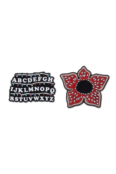 Choice1 Set Sci-fi Horror American TV Series Enamel Pin Red Cannibal Flowers ...