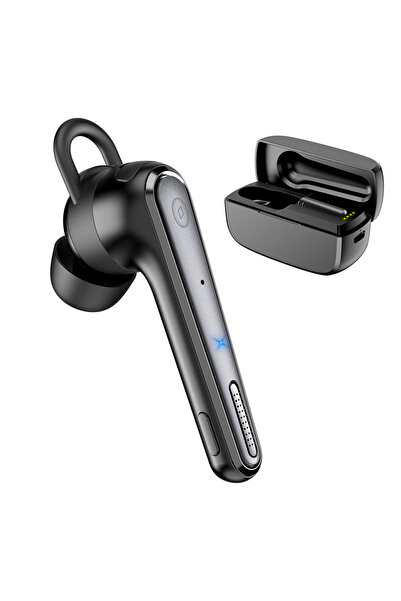 Choice English Blue New Bee M52 Bluetooth 5.0 Headset with Dual Mic Mute 500m...