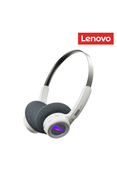 choice2 Lenovo LS113 White LS113 On-Ear Bluetooth 6.0 Headphones 30H Battery ...