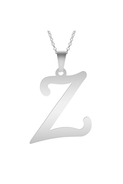 Choice 45cm S301-Z A-Z Initial Letters Pendant Necklace English Alphabets Sta...