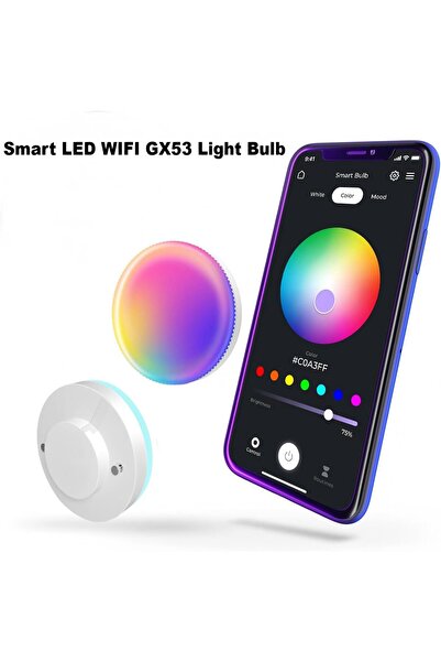 Choice 12w WHITE changeable Smart LED Spotlight GX53 Wardrobe Light Grille Li...