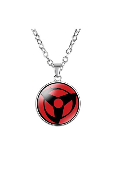 Choice 5 Anime Sharingan Eye Necklaces Uchiha Kakashi Mangekyou Pendant Neckl...